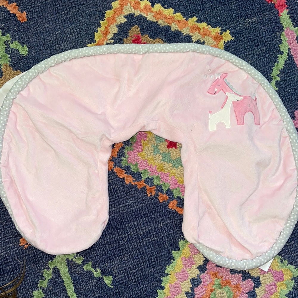 Pink cover for hoppy pillow